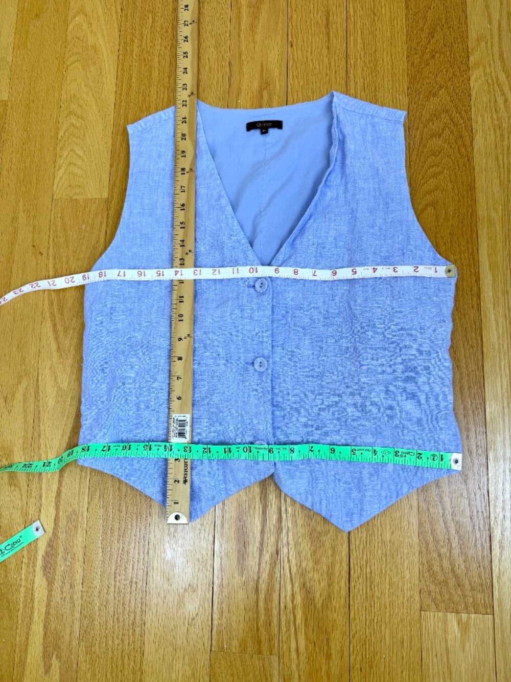 Quince Linen Vest Top European French Blue (M) - Picture 10 of 10